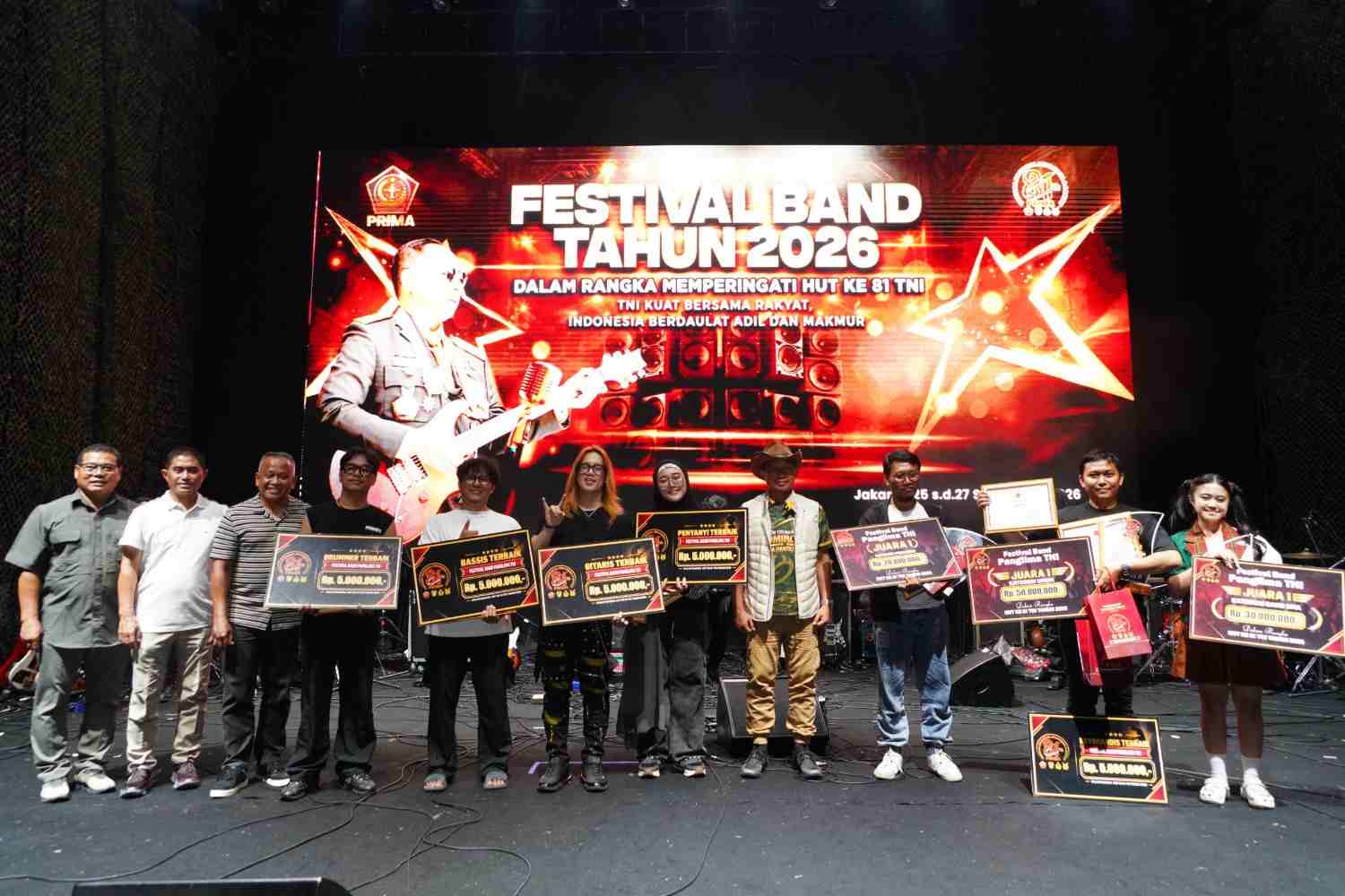 Panglima TNI Tinjau Festival Band Piala Panglima TNI 2026
