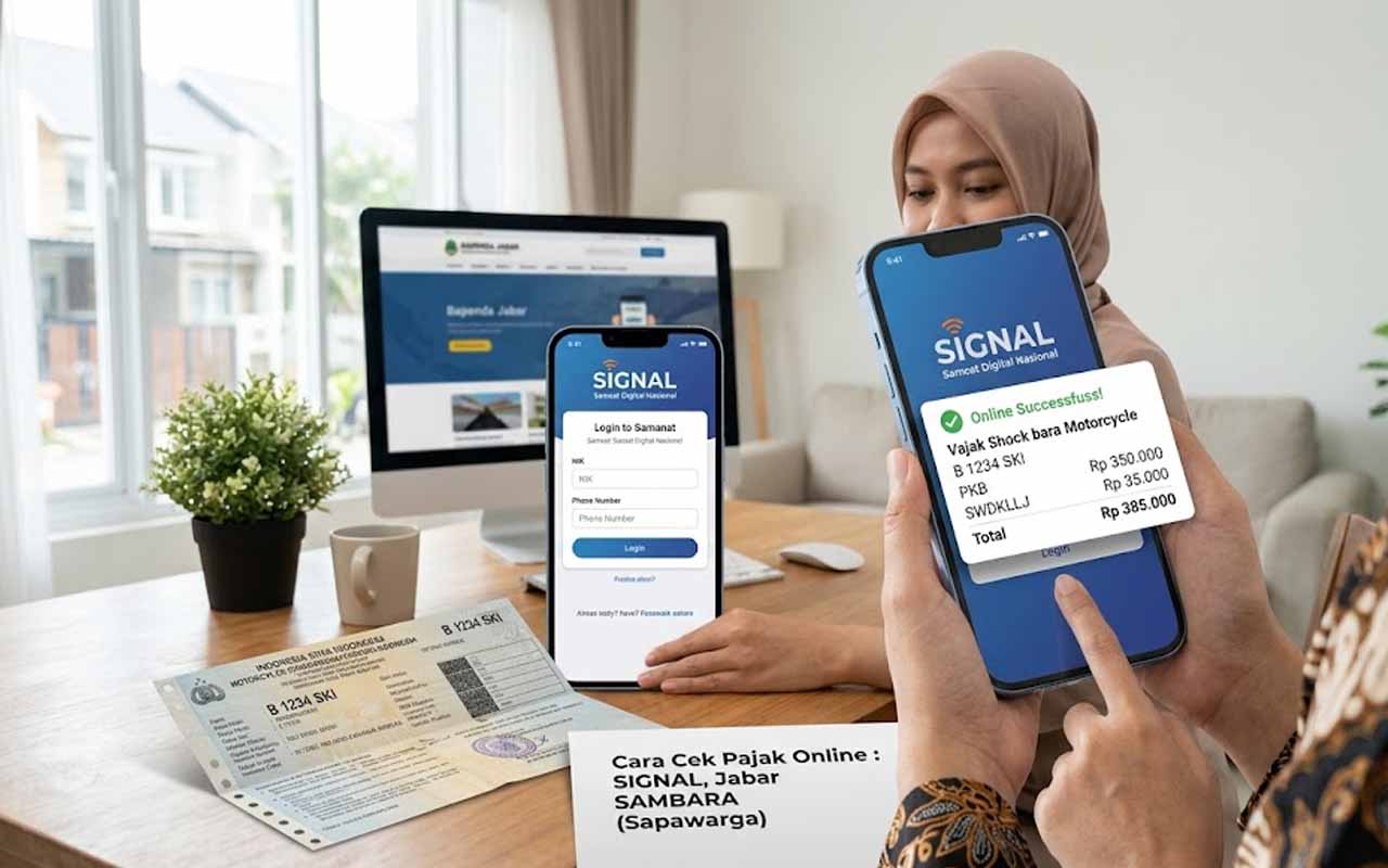 Cara Cek Pajak Kendaraan Online lewat Samsat Resmi, Bisa dari HP 1 Cara Cek Pajak Kendaraan Online lewat Samsat Resmi, Bisa dari HP
