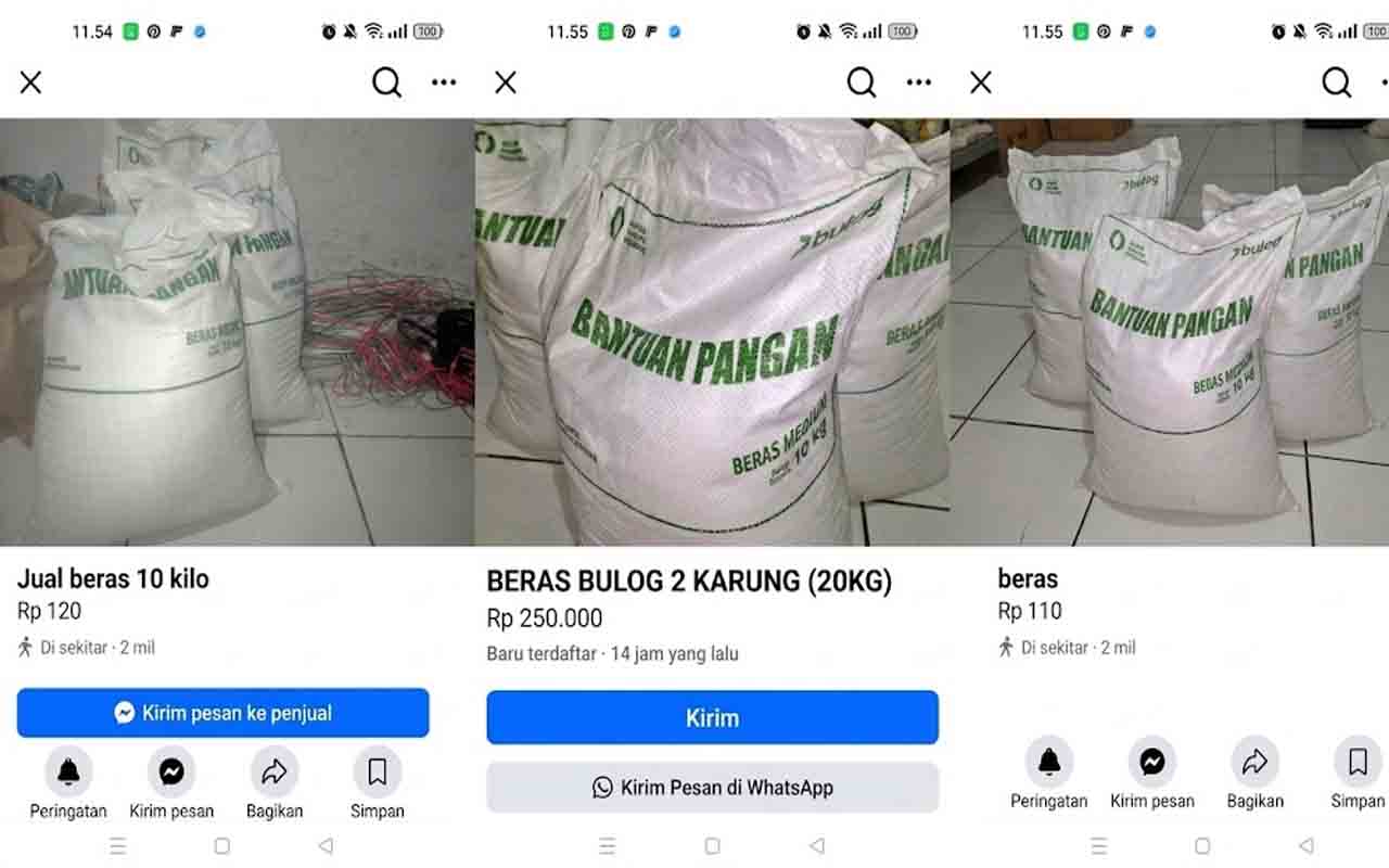 Beras Bantuan Bulog Dijual Online, Pendataan Penerima di Kota Bekasi Dipertanyakan