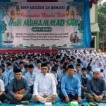 SMPN 24 Kota Bekasi menggelar peringatan Maulid Nabi Muhammad SAW 1448 H