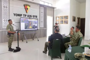 Wapang TNI Tinjau Kesiapan Yonif TP 835 dan KDMP di NTB