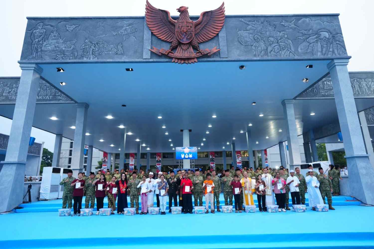Doa Bersama Lintas Agama Sambut HUT ke-81 TNI di Cilangkap