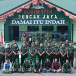 Kodim 1714/Puncak Jaya Gelar Syukuran Kenaikan Pangkat Bintara dan Tamtama