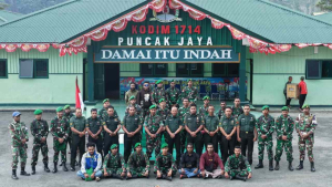 Kodim 1714/Puncak Jaya Gelar Syukuran Kenaikan Pangkat Bintara dan Tamtama
