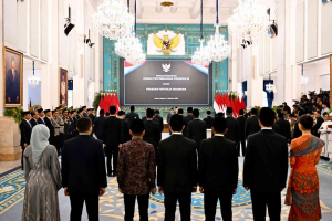 Panglima TNI Hadiri Pengangkatan 26 Anggota Wantimpres di Istana