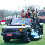 Panglima TNI Tinjau Gladi Bersih HUT Ke-81 TNI di Cilangkap