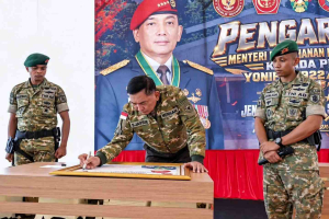 Wapang TNI dan Menhan Tinjau Kesiapan Yonif TP di Kalimantan Utara