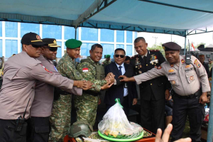 HUT TNI ke-81 di Yahukimo, Lapangan Abyu Jadi Lokasi Upacara