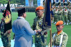 Presiden Prabowo Resmikan 204 Satuan Baru TNI Tiga Matra