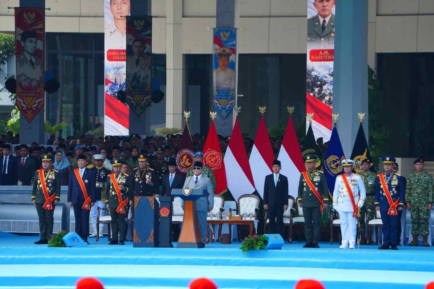 Presiden Prabowo Anugerahkan Bintang Mahaputera kepada Tujuh Tokoh TNI