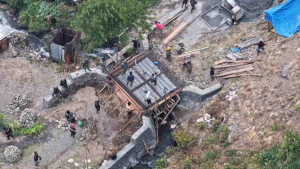 Kodim 1714/PJ Rampungkan Jembatan Beton Merah Putih Tahap VII di Puncak Jaya