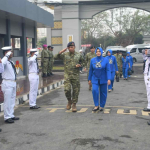 Dankodaeral XIII Kunjungi Lanal Banjarmasin, Resmikan Lapangan Tembak