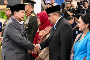 Panglima TNI Hadiri Pelantikan Pejabat Strategis Kabinet Merah Putih