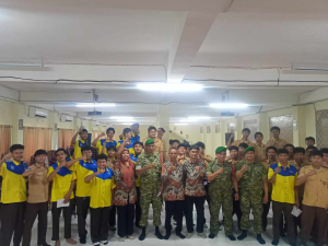Koramil Pamulang Edukasi Siswa SMK Sasmita Jaya 1 soal Bullying dan Rekrutmen TNI