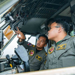 Satgas OMC Kerahkan Pesawat Cassa, Semai 4,8 Ton Bahan di Palembang