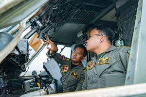 Satgas OMC Kerahkan Pesawat Cassa, Semai 4,8 Ton Bahan di Palembang