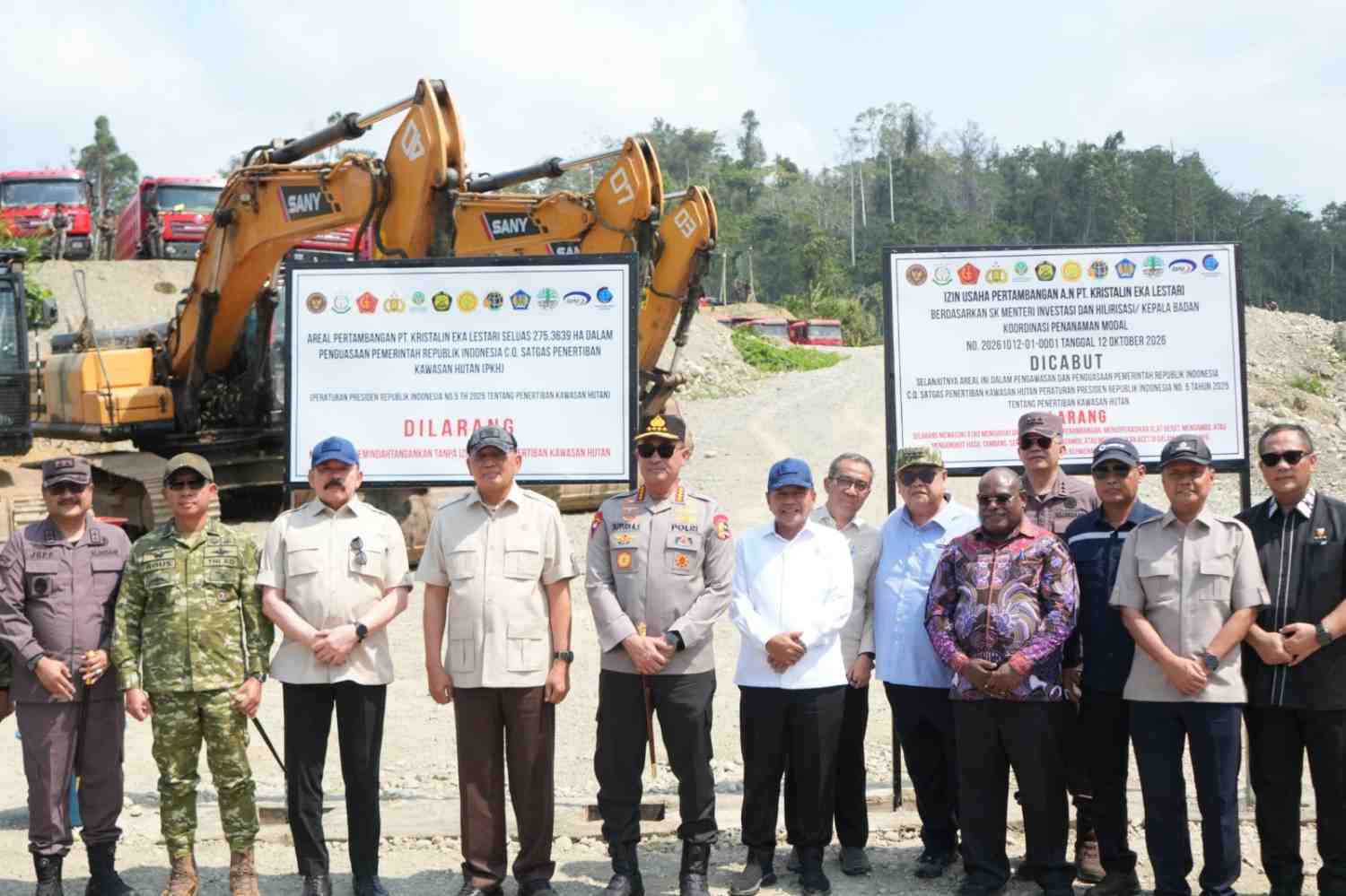 IUP Kristalin Ekalestari Dicabut, Pemerintah Tertibkan Tambang Emas di Nabire 1 IUP Kristalin Ekalestari Dicabut, Pemerintah Tertibkan Tambang Emas di Nabire