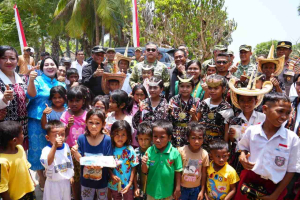 Tinjau Perbatasan Rote, Wapang TNI Dorong Pemerataan Pembangunan