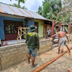 Bedah Rumah di Yamboi, Satgas TMMD Ke-130 Bantu Warga Miliki Hunian Layak