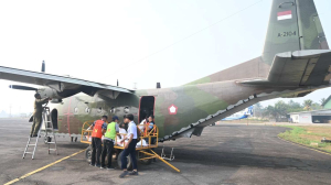 TNI Tabur 10 Ton Bahan Semai, OMC Picu Hujan di Sumatera Selatan