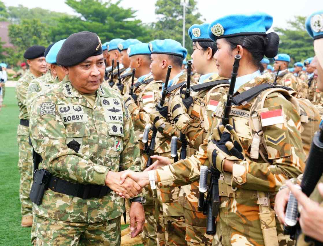 Satgas Garuda XXXIX-G TNI Kembali dari Misi Perdamaian di Kongo 1 Satgas Garuda XXXIX-G TNI Kembali dari Misi Perdamaian di Kongo