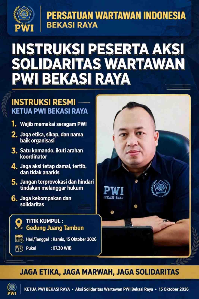 PWI Bekasi Raya Ingatkan Wartawan Jaga Etika dan Hindari Provokasi