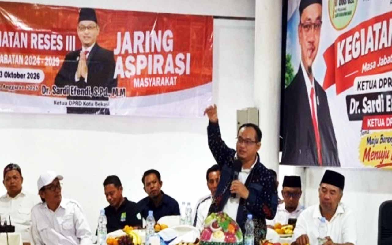 Sardi Efendi Soroti Banjir dan Jalan Rusak dalam Reses DPRD Kota Bekasi
