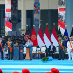 Presiden Prabowo Pimpin Upacara HUT ke-81 TNI di Mabes TNI