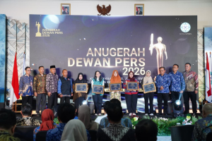 Kapuspen TNI Hadiri Anugerah Dewan Pers 2026, Soroti Sinergi Media